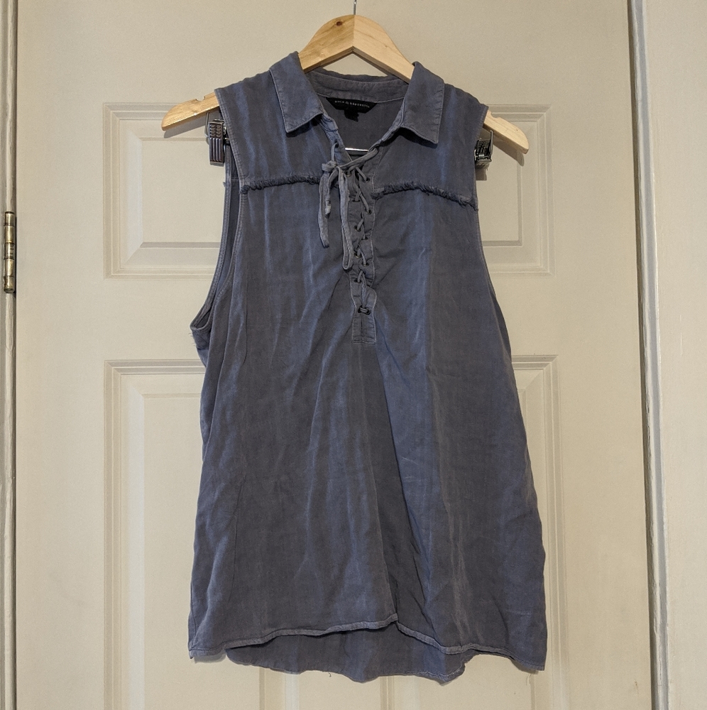 Soft denim/chambray Rock & Republic top